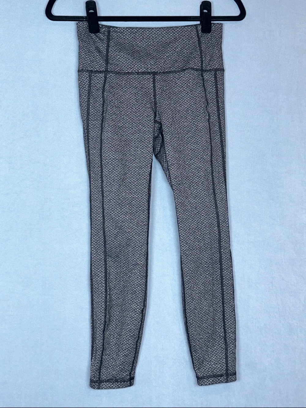 Athleta Textured Leggings Gray Womens Small High Rise Athletic